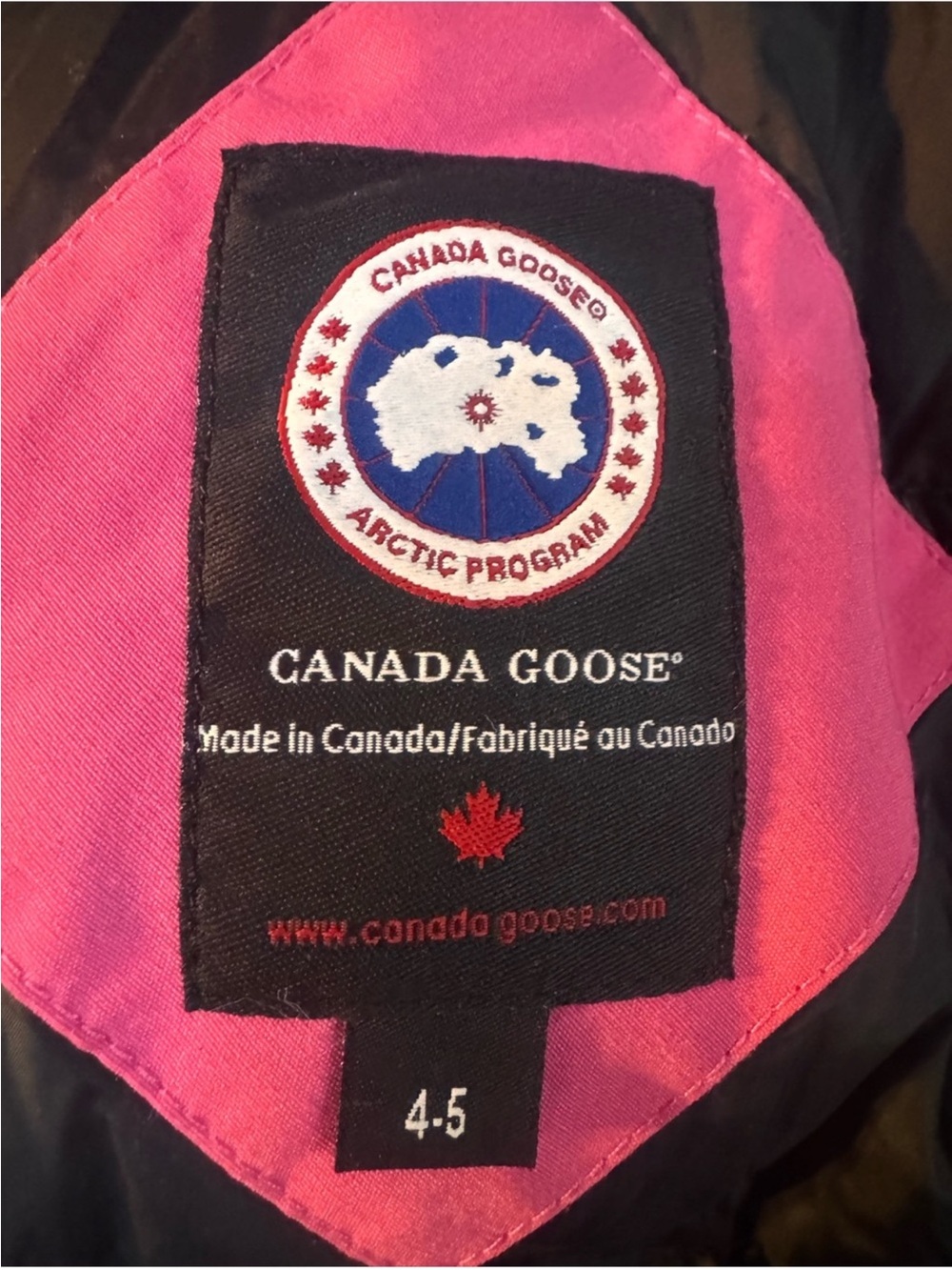 Canada Goose Lynx parka Bright Pink Hooded Puffer Jacket
Size 4-5 kids' puffer - Picture 3 of 8